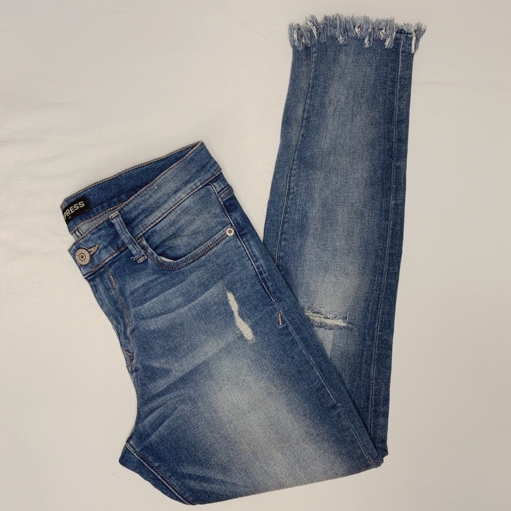 Express - Ultimate Stretch Cropped Skinny Jean